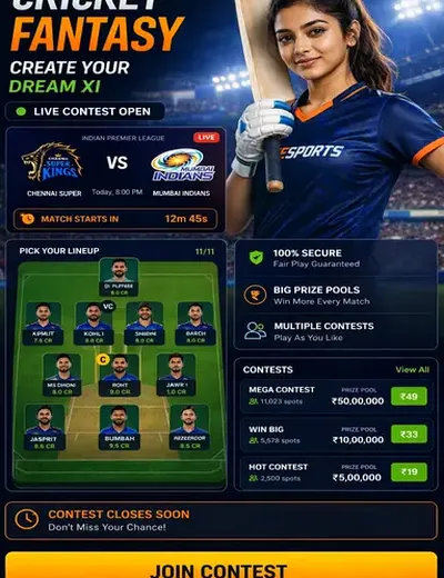 Wwwwin713 (win 713) fantasy cricket & matchday visual 3